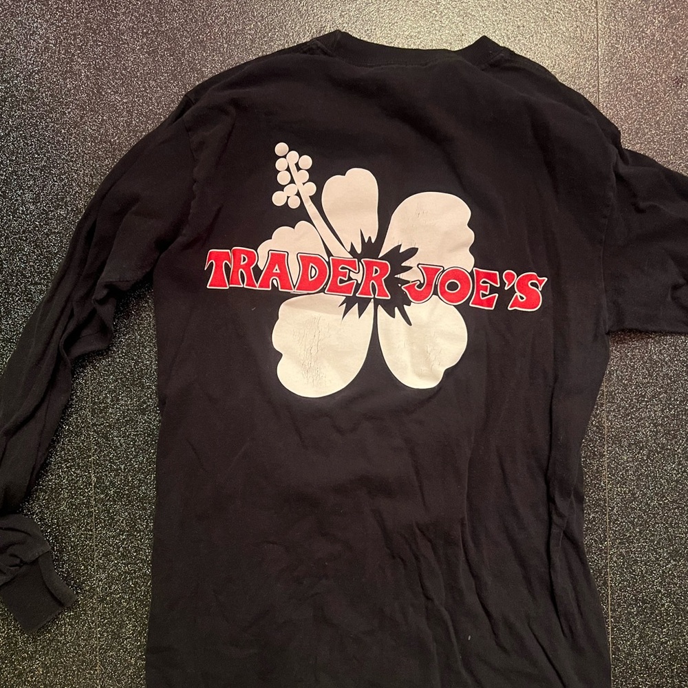 Trader Joe’s long sleeve black t shirt